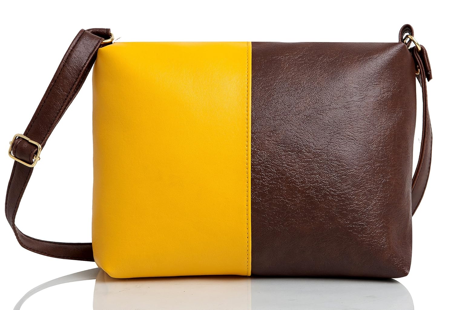 mammon women's sling bag multicolor - slg_3strip_bw