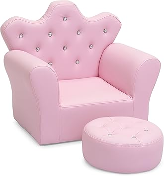 Amazon Com Best Choice Products Kids Upholstered Tufted Bejeweled