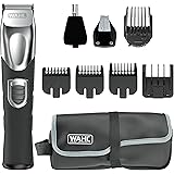Wahl USA Rechargeable Lithium Ion All in One Beard Trimmer for Men with Detail and Ear & Nose Hair Trimmer Attachment – Model