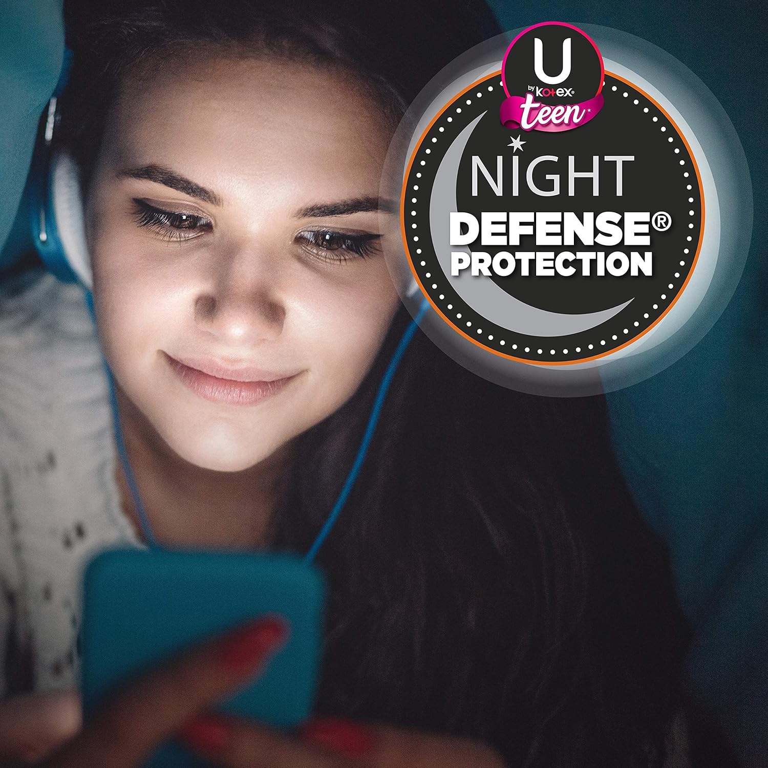 U by Kotex Ultra Thin Teen Feminine Pads with Wings, Overnight Protection, Unscented, 48 Count (4 Packs of 12) (Packaging May Vary): Health & Personal Care