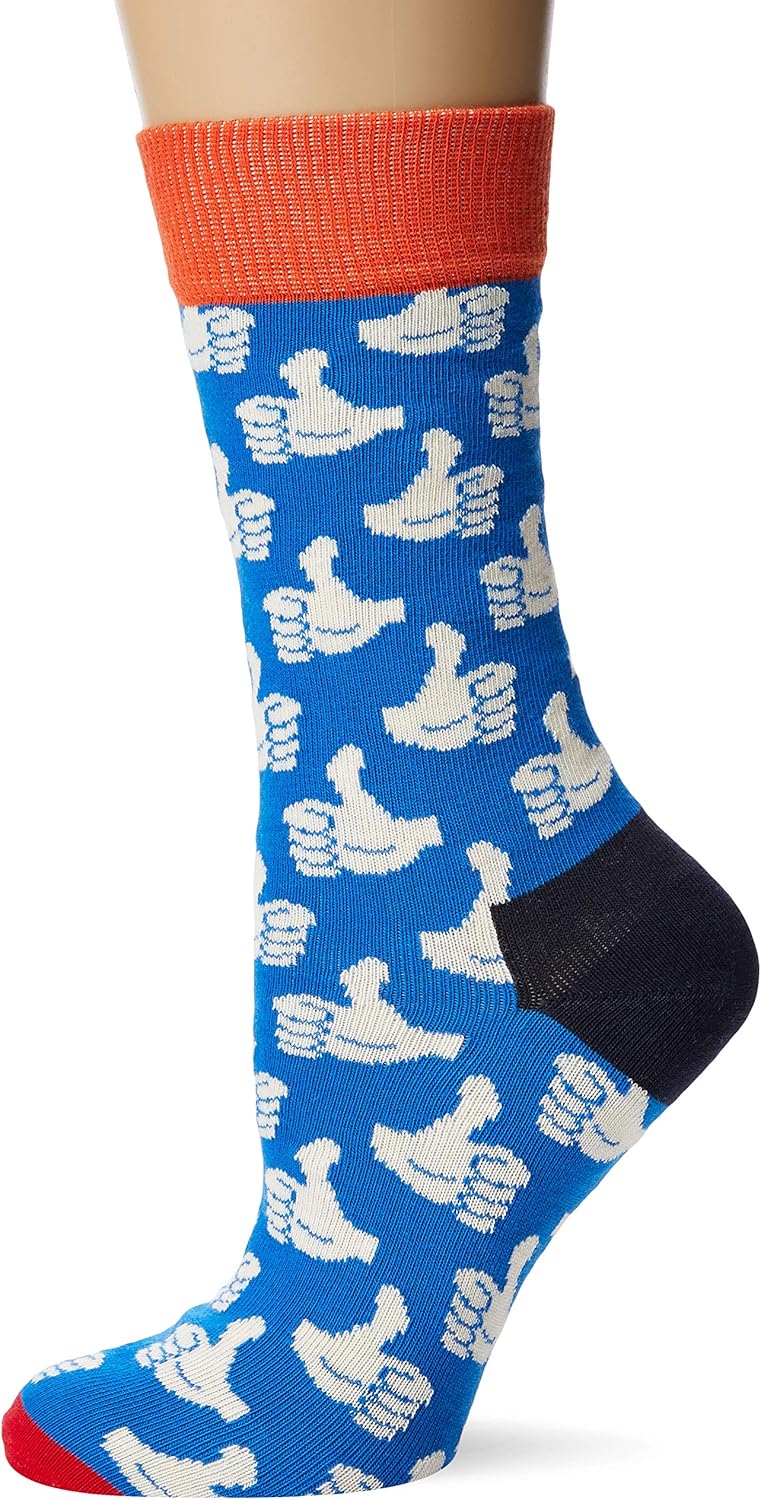Happy Socks Damen Thumbs Up Socken, Mehrfarbig (Multicolour 630), 4/7 (Herstellergröße 3640