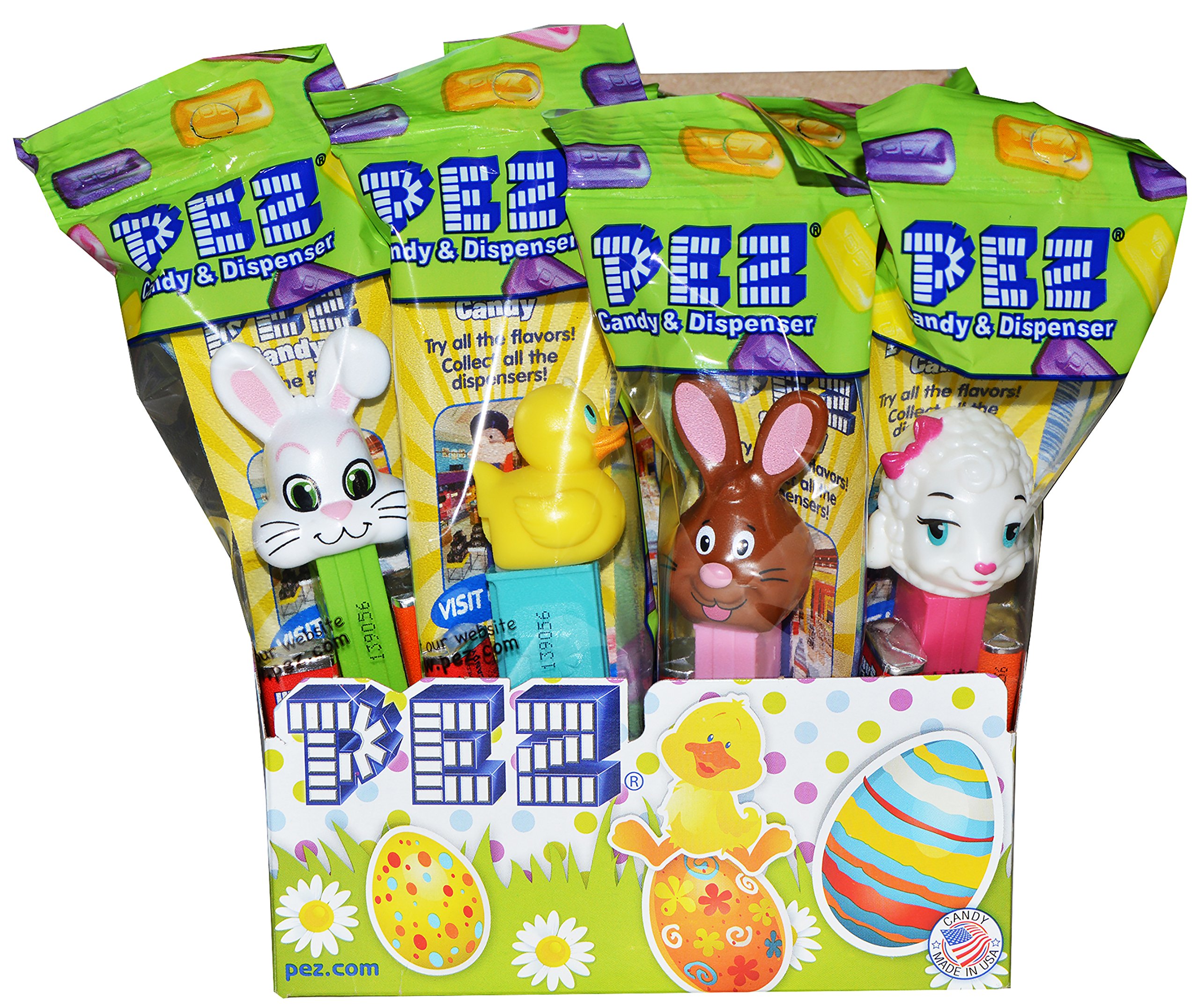Pez Easter Candy Dispenser Pack of 24 Grocery & Gourmet Food