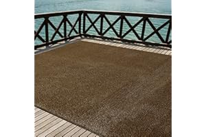 iCustomRug Indoor/Outdoor Turf Carpet & Rugs, Synthetic Grass Artificial Grass for Decks, Patios, Yards, Camping, Boats, Fini