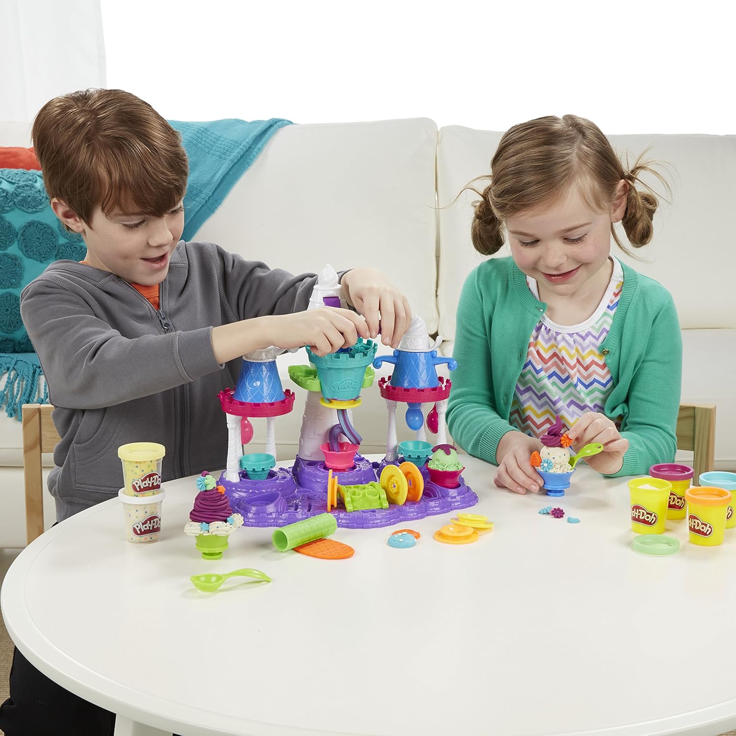 castillo de helados play doh