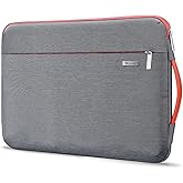 Voova Laptop Sleeve Case 15.6 16 Inch with Handle, 360° Protective Waterproof Slim Computer Bag Cover Compatible with MacBook Pro M2/M3/M4 16, HP Acer Lenovo Yoga ThinkPad Asus Laptop, Grey