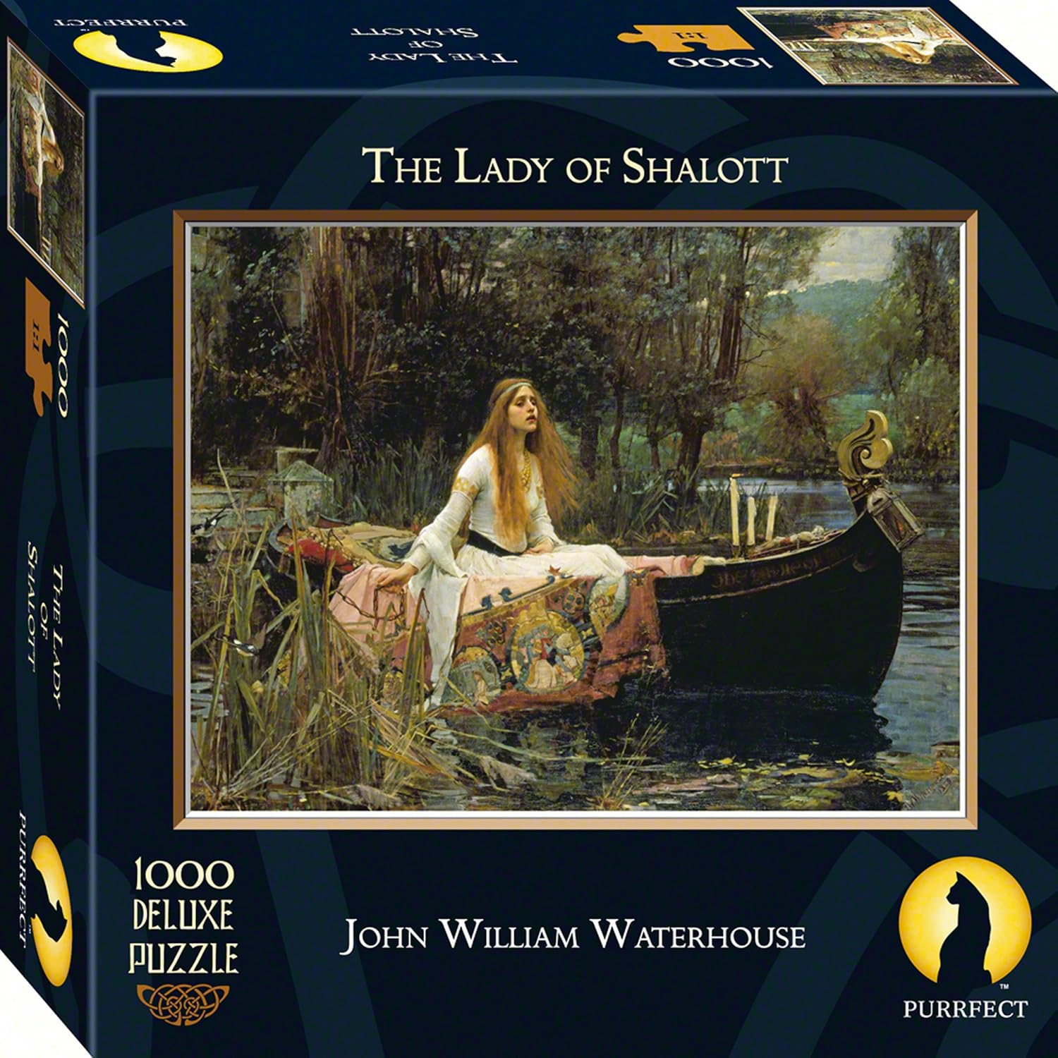 Purrfect Puzzles The Lady of Shalott Puzzle (1000 Pieces) Amazon.co.uk