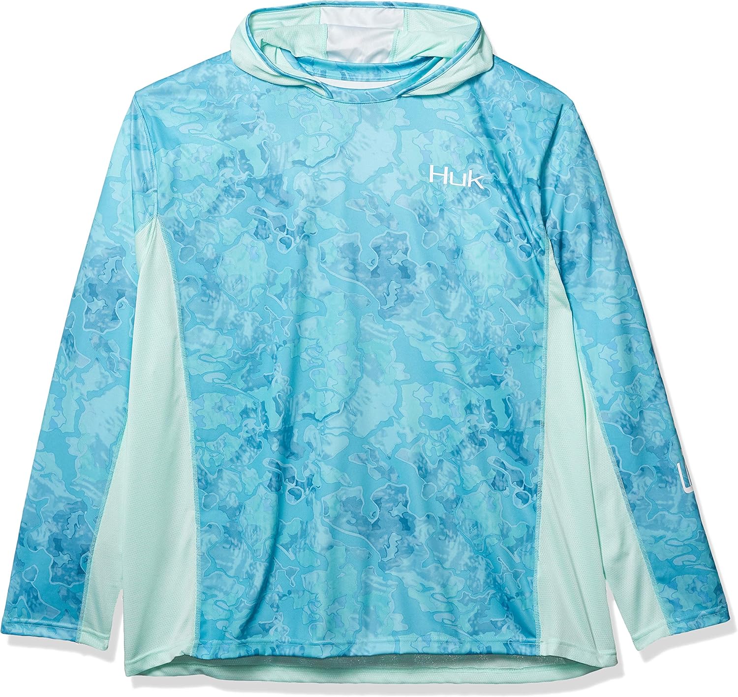 Amazon Com Huk Men S Icon X Camo Hoodie Long Sleeve Performance Shirt With Upf 30 Sun Protection Clothing