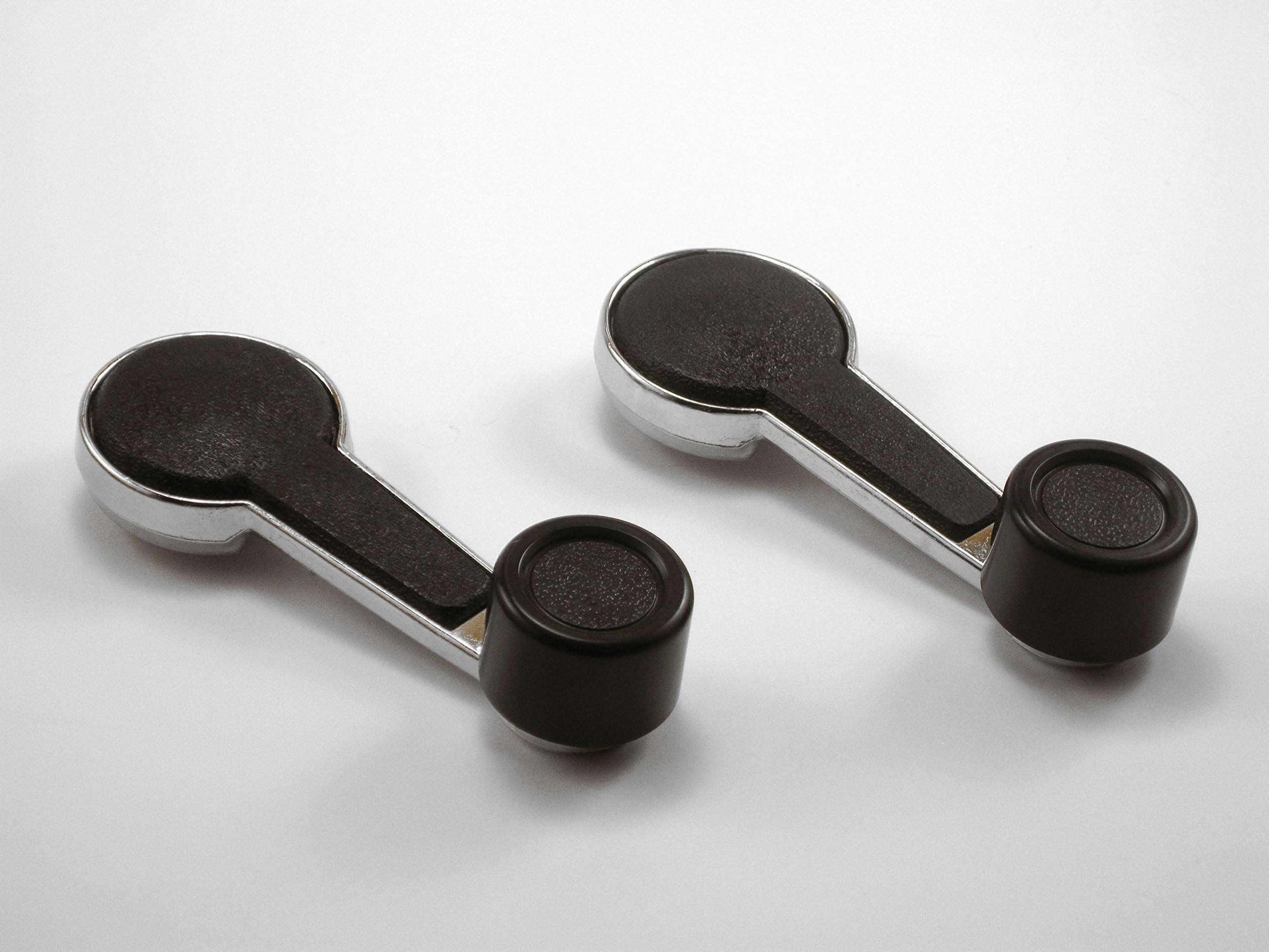 Window Crank Handle Roller w/Retainer Clip Pair for Datsun 240z 260z 280z 510