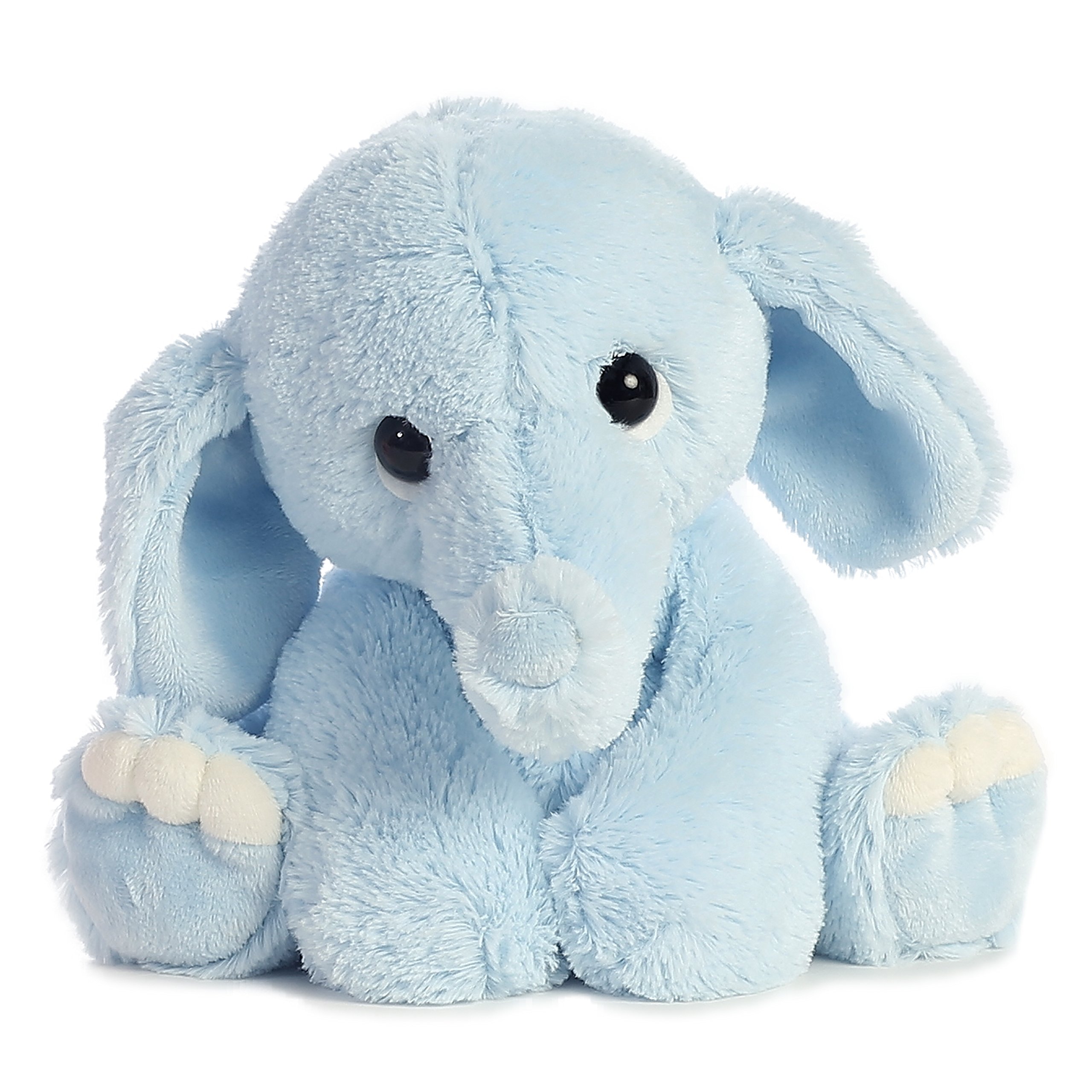 Patrick Plush Elephant Rattle Blue 51/2" Plush Animal