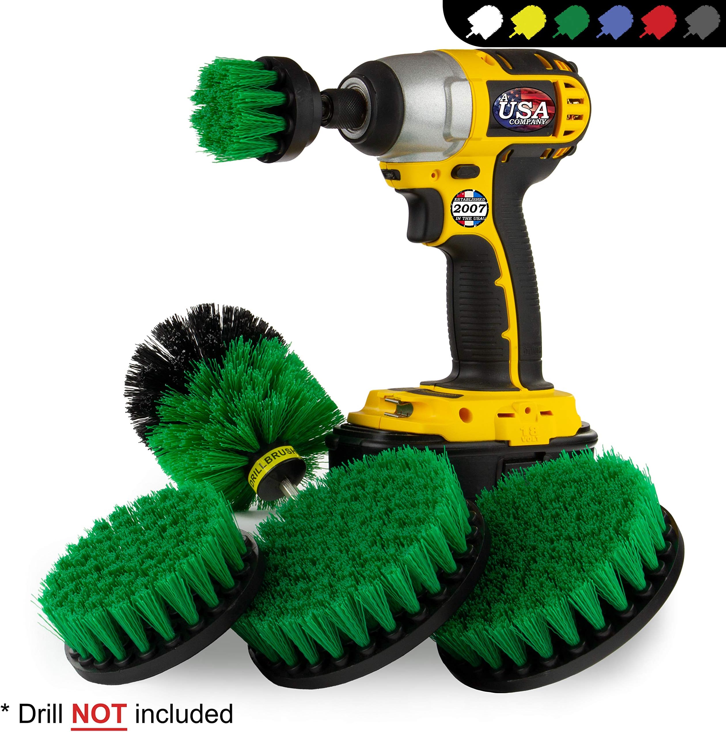 Kitchen - Cleaning Supplies - Household Cleaners - Kitchen Accessories - Drill Brush - Oven - Stove - Burners - Cast Iron - Cooktop - Sink - Backsplash - Tile - Grout Cleaner - Spin Brush - Baseboard