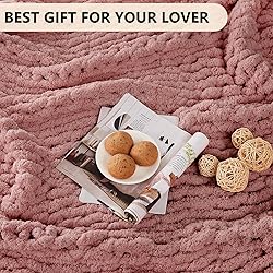 L'AGRATY Chunky Knit Blanket