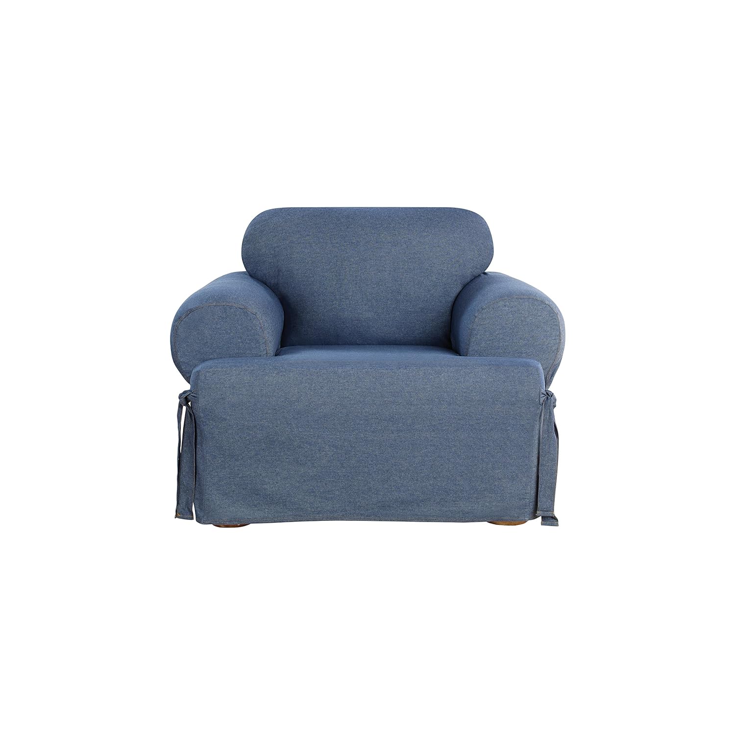 Sure Fit Denim TCushion Chair Slipcover, Indigo Home
