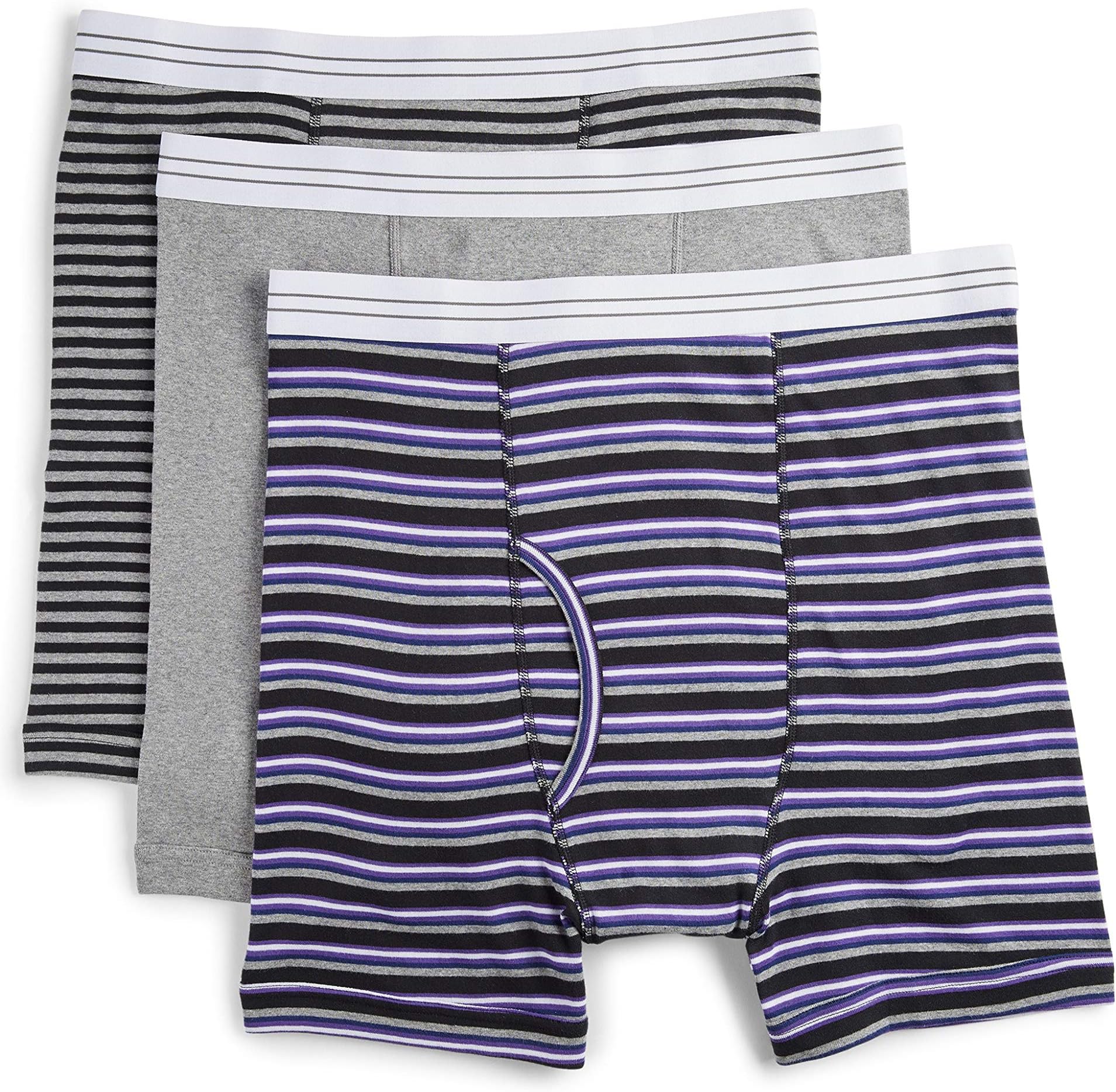 Harbor Bayby DXL Big and Tall 3-Pack Assorted Boxer Briefs