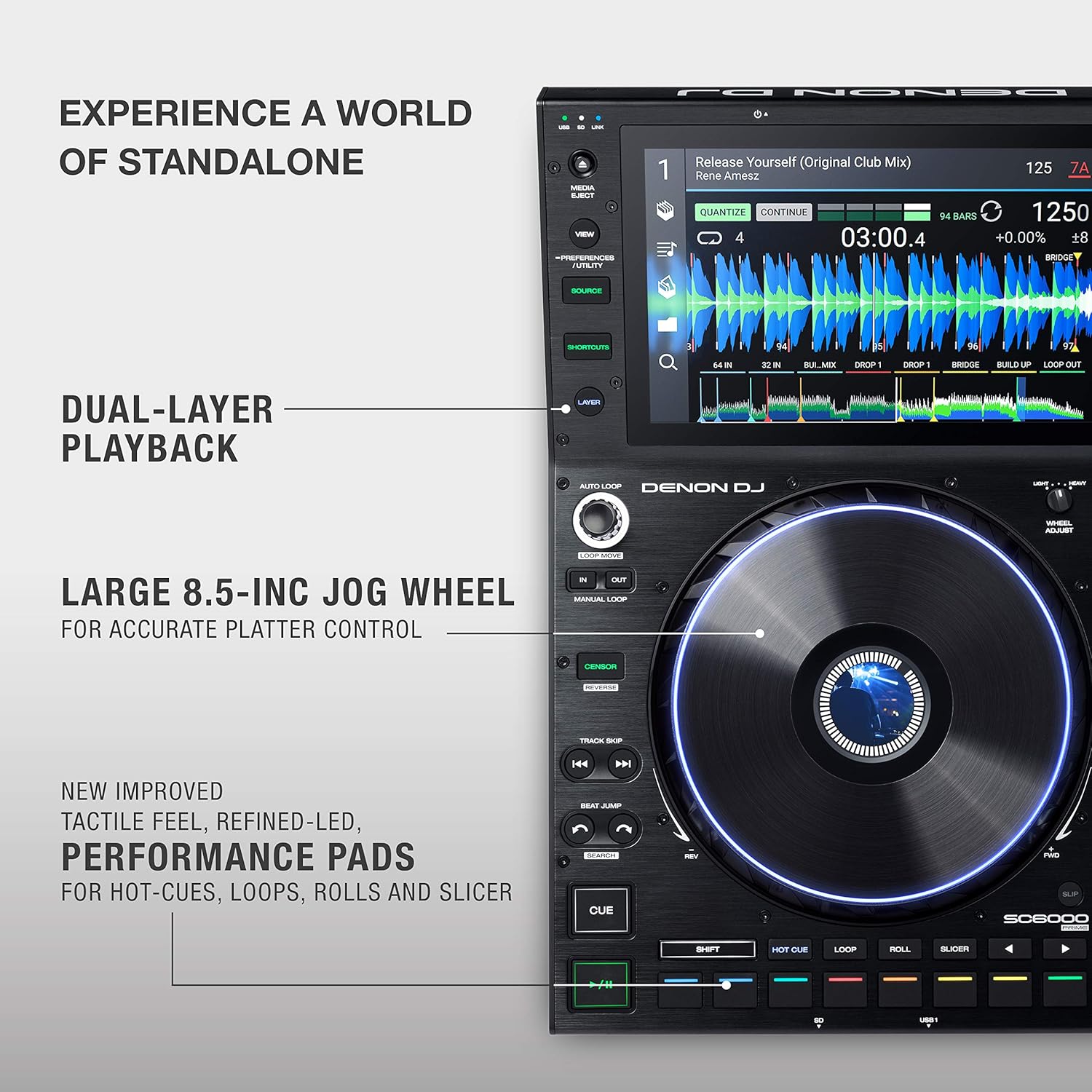 Denon Dj Sc6000m Prime Standalone Dj Media Player With Motorized Platter Wifi Music Streaming And 10 1 Inch Touchscreen Dj Digital Media Players Musical Instruments Tertuliano Com Br