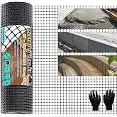3 Ft x 164 Ft Geogrid for Retaining Wall, HDPE Geo Grid for Gravel Driveway | Bi-Directional Geogrid Roll with Gloves, Geo Grid for Subgrade Reinforcement, Slope &amp; Soil Stabilization, Erosion Control