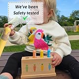 Jaques of London Bunny Pop Up Toy Wooden Educational Toy for 12 Months+ view 3