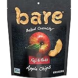Bare Baked Crunchy Apple Chips, Fuji & Reds, Gluten Free, 3.4 Ounce Bag, 6 Count