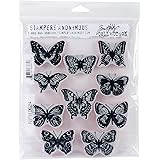 Art Gone Wild AGCMS294 Tim Holtz Flutter Cling Rubber Stamp Set, Multi-Colour