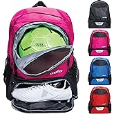 Athletico Youth Soccer Bag - Soccer Backpack & Bags for Basketball, Volleyball & Football | Includes Separate Cleat and Ball Compartment