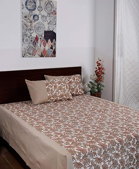 Buy Home The Best Is For You Printed Brown Bedcovers Cotton
