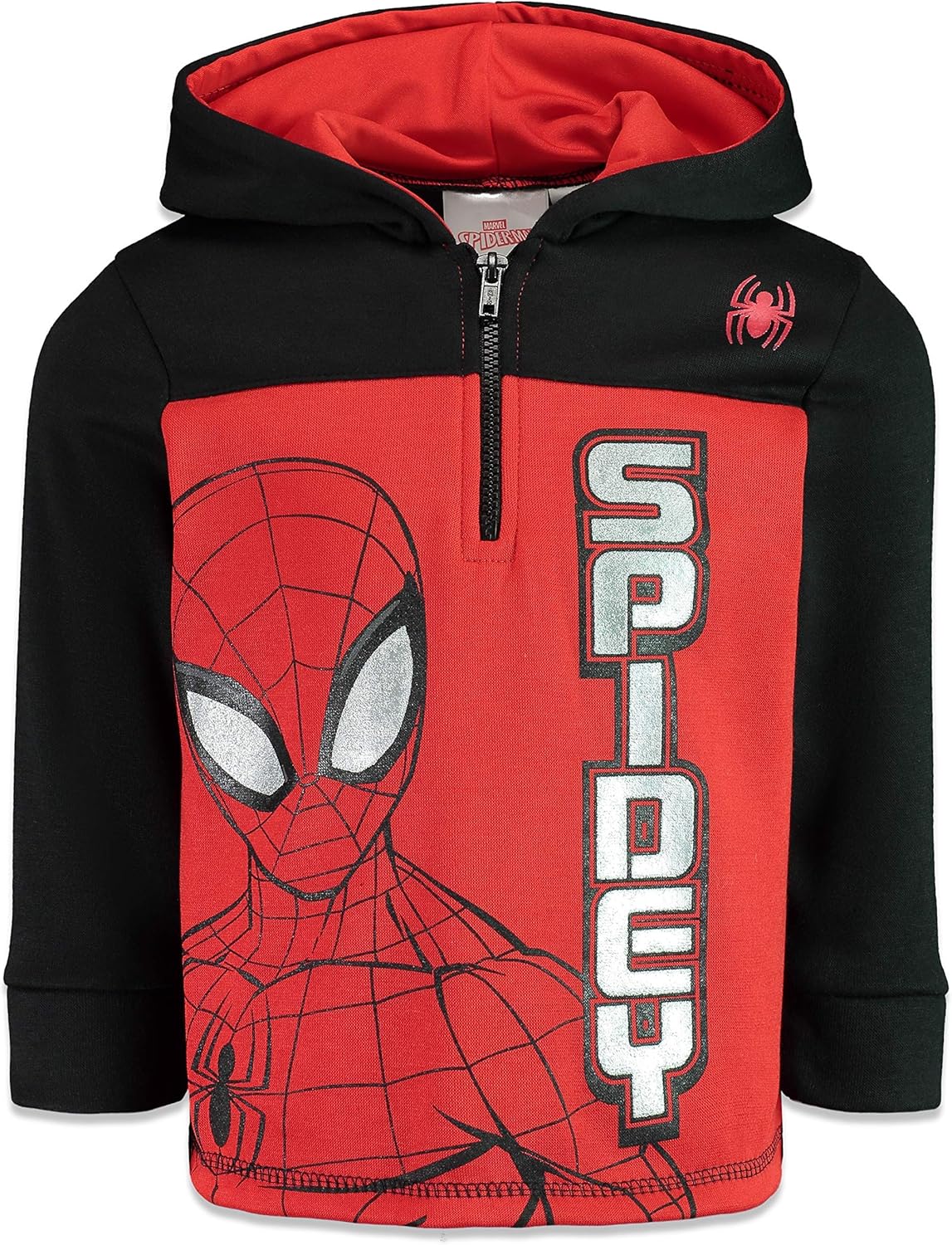 Marvel Avengers Fleece Half-Zip Hoodie: Clothing
