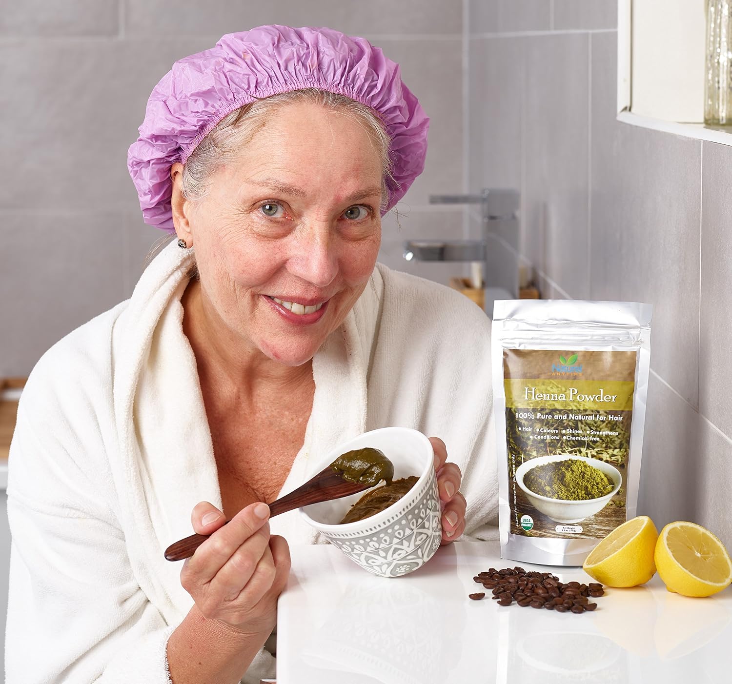 Naturel Anytime Organic Henna for Face & Body (100g), 100% Pure Natural Chemical Free Hair Dye - Image 4