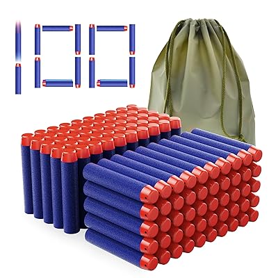 Buy Coodoo Compatible Darts 100 Pcs Refill Pack Bullets For Nerf Guns N Strike Elite Series Blasters Toys For Nerf Party Blue With Storage Bag Online In Taiwan B01n6zinqr