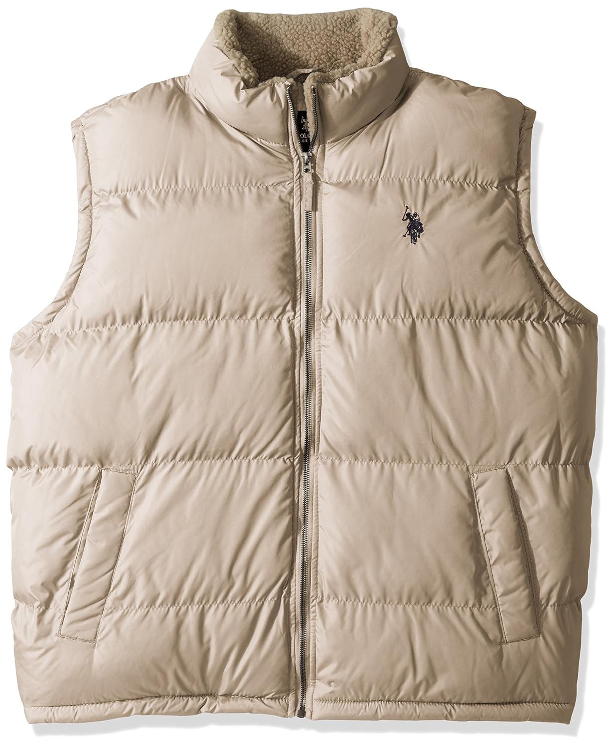 us polo assn men's puffer vest
