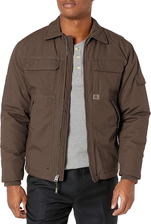 Wrangler Riggs Workwear Men's Ranger Jacket Brown Large Amazon.co