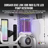 Corsair iCUE LINK XD5 RGB ELITE LCD D5 Pump Reservoir 440ml 480x480 IPS White view 2