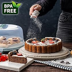 SECEL 13 Inch Cake Carrier With Lid And Handle