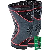 Rymora Knee Support Brace Compression Sleeves for Men and Women for Ligament Injury, Joint Pain Relief, Running, Arthritis, ACL, MCL, Sport