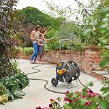 Hozelock Ultramax 25m Coil on 45mCart Grey Hose Reel view 2