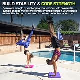 ProsourceFit Exercise Balance Pad Large 18.75x15 Non-Slip Foam Mat Pink view 6