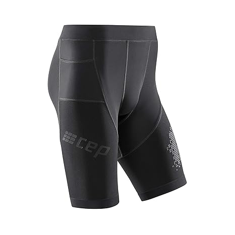 CEP - Run Shorts 3.0 | Kurze Laufhose in schwarz für Herren | funktionale Sportleggins