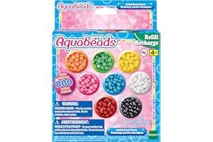 Aquabeads Solid Bead Pack - Create Endless Creations with Refill of Over 800 Beads!