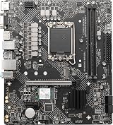 MSI PRO H610M-G WiFi DDR4 Motherboard mATX LGA 1700 12th 13th Gen Intel DDR4 view 2