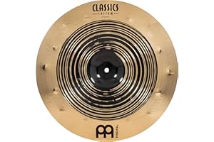 Meinl Cymbals Classics Custom Dual 18" China Cymbal, Dark and Brilliant Finish — Made in Germany — for Rock, Metal and Fusion, 2-Year Warranty, (CC18DUCH)