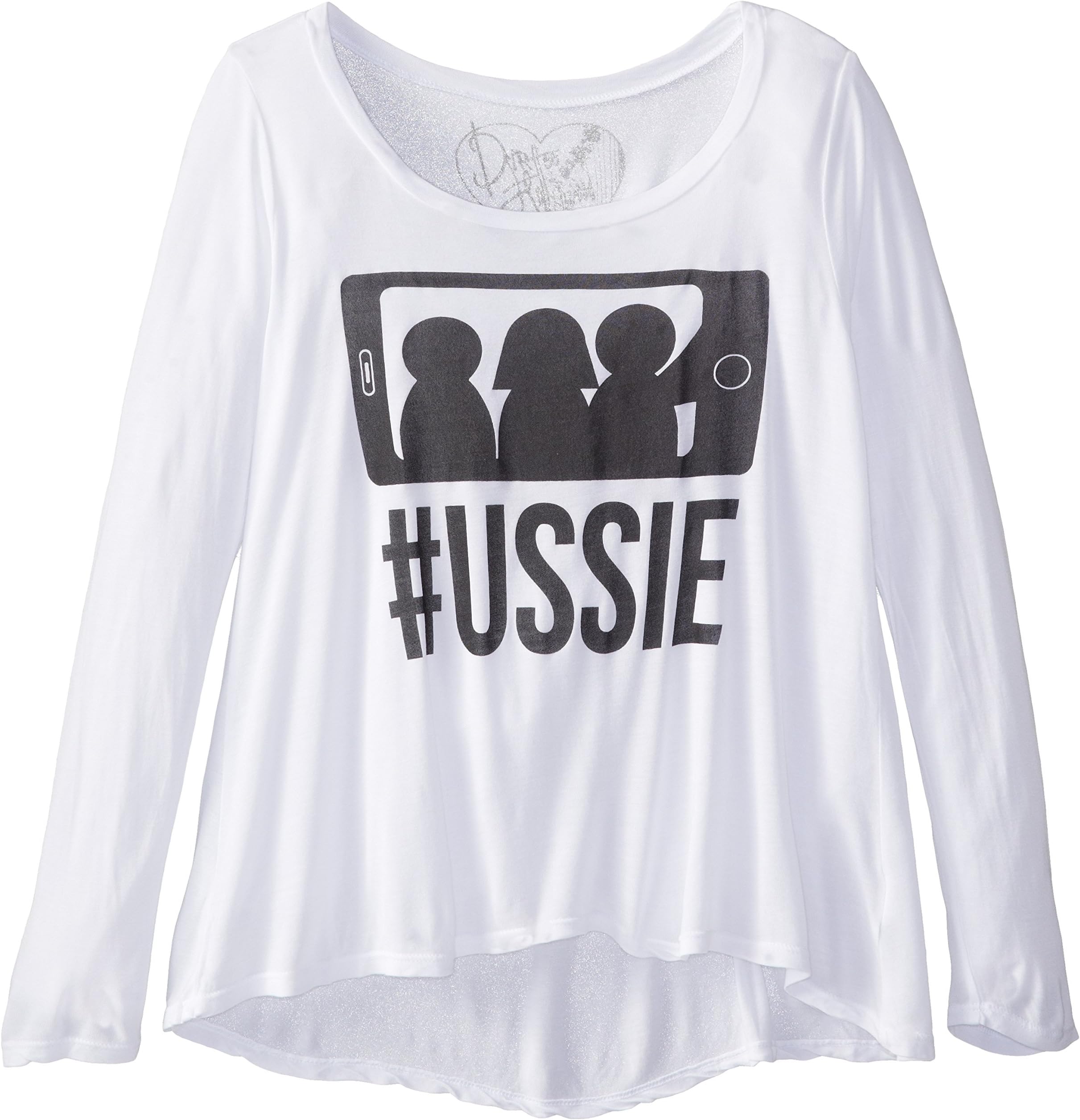 Dirtee Hollywood Big Girls' Ussie Long Sleeve T-Shirt