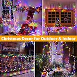 Ollny Fairy Lights Mains Powered 60m 600 LED Multicoloured Outdoor String view 7