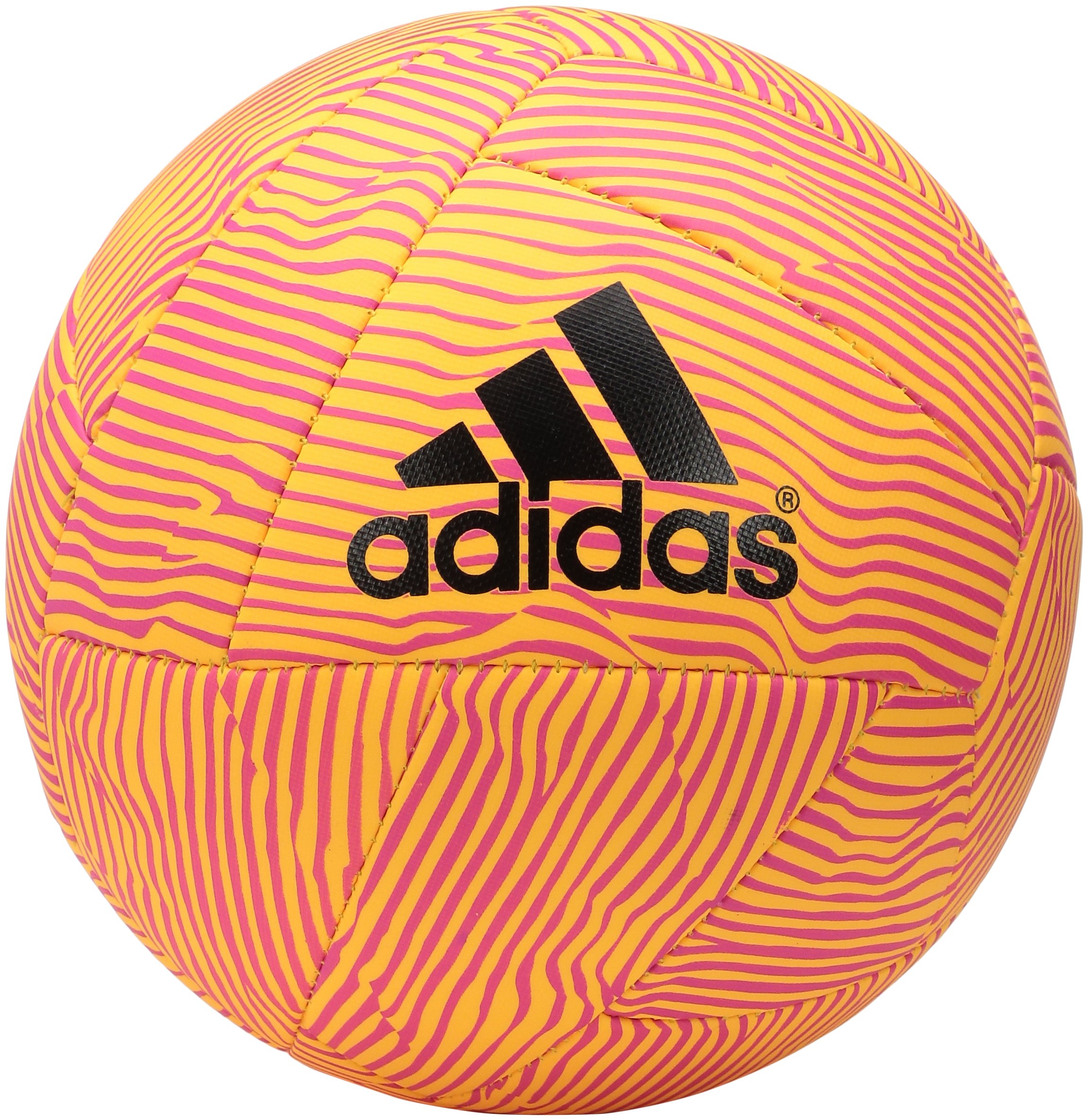 Adidas Performance X Glider Soccer Ball, Solar Gold/Shock Pink/Black, 5