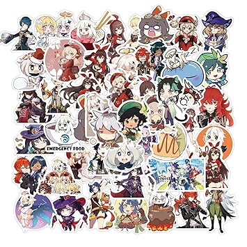 Amazon Com Genshin Impact Stickers Pack 50pcs Waterproof Genshin Impact Game Stickers For Laptop Phone Book Water Bottle Skateboard Decal Kaeya Diluc Genshin Impact Switch Decals Stickers For Teens Girls Boys Baby