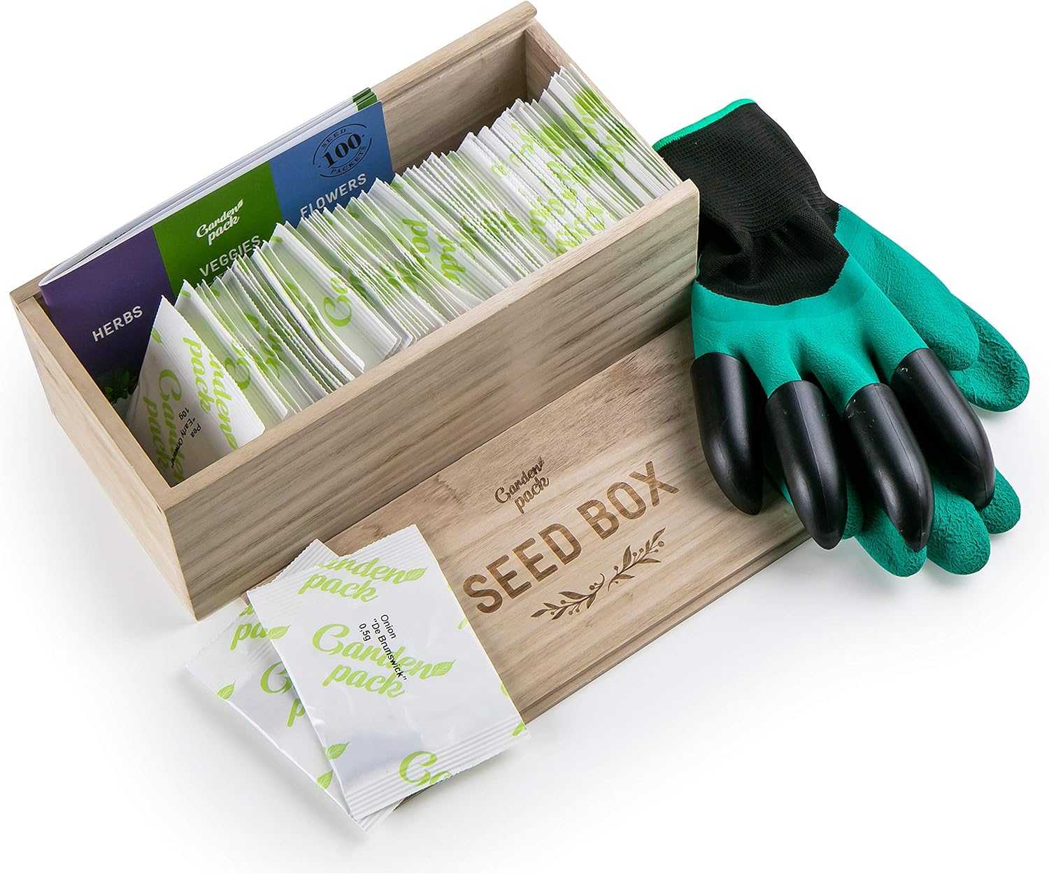 Garden Pack Grow Your Own Seed Box - 70 Varieties of Flower, Herb, Vegetable Seeds - Gardening Gifts for Women and Men - Image 3