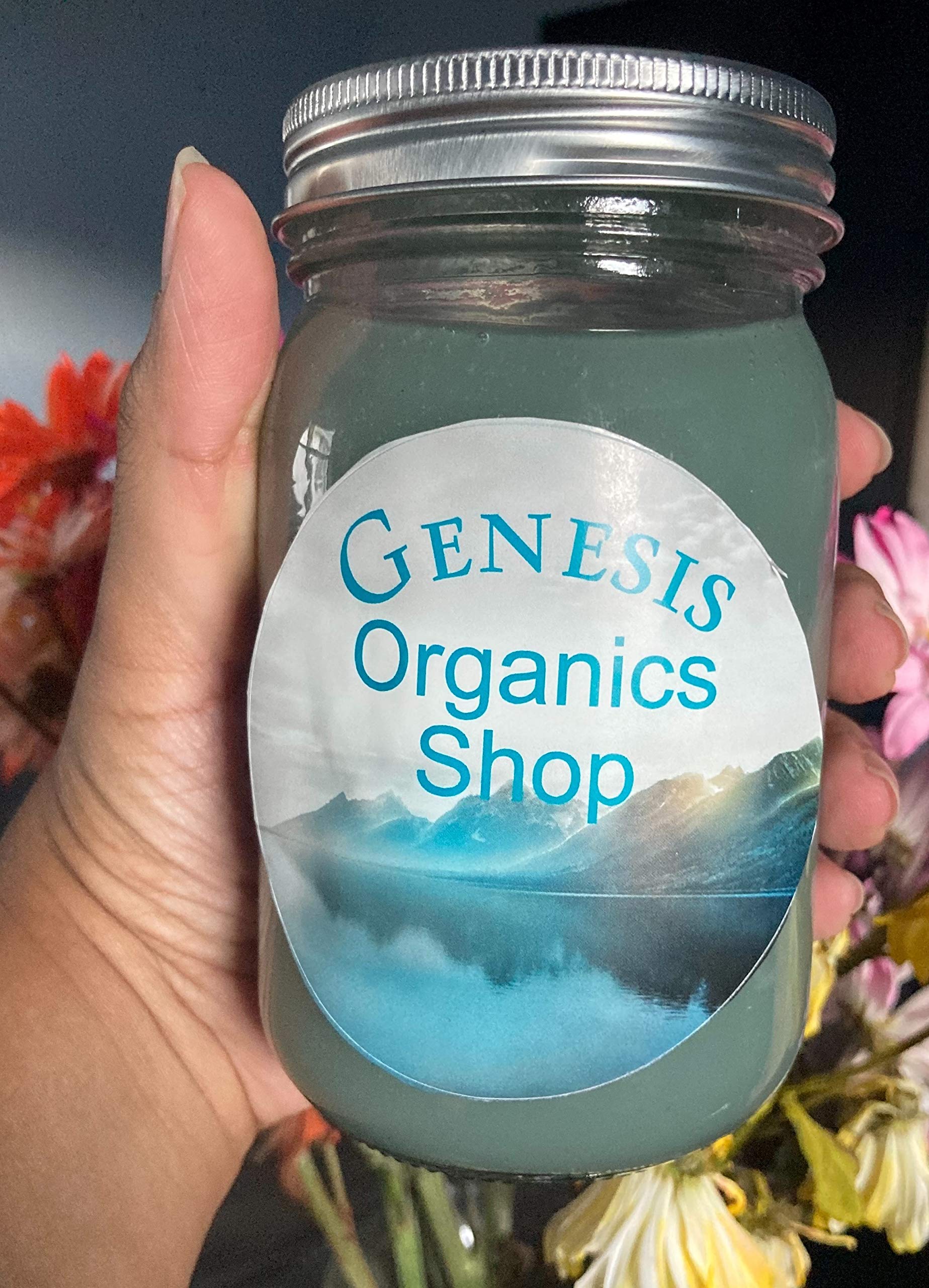 Dr Sebi Raw Irish Sea Moss Gel with Blue Spirulina