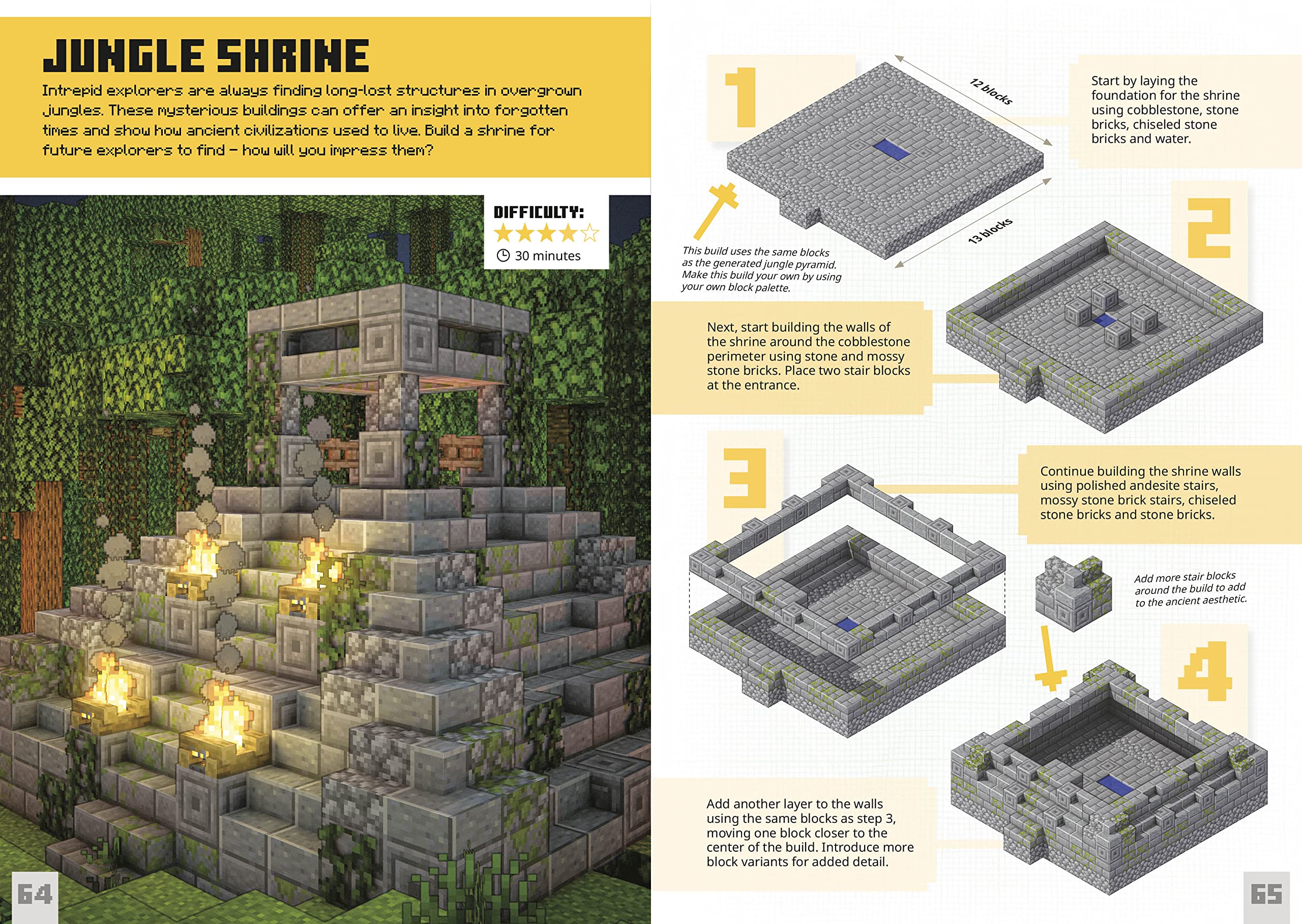 Minecraft: Amazing Bite-Size Builds (Over 20 Awesome Mini-Projects) Minecraft: Amazing Bite-Size Builds (Over 20 Awesome Mini-Projects) Hardcover Kindle