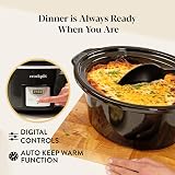Crock-Pot Digital Slow Cooker 3.5 L Programmable Countdown Timer UK Plug Black view 4