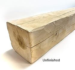Wilson Rustic Hand Hewn Barn Beam Mantel