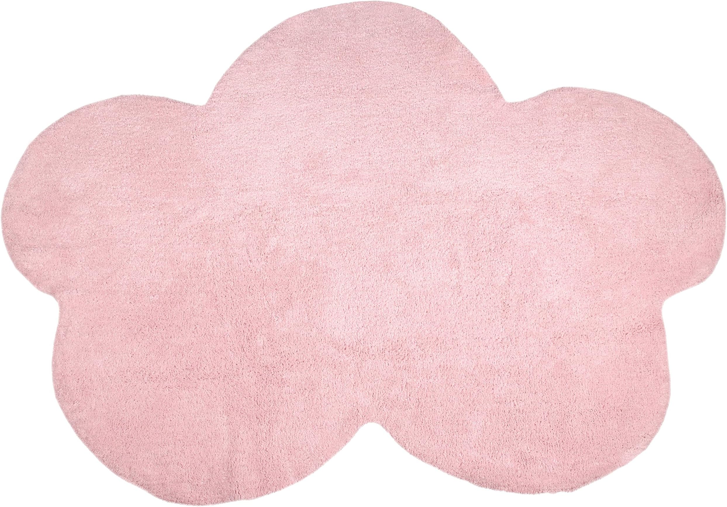 Happy Decor Kids Washable Rug Cloud - Pink - 100% cotton - 160x120 cm