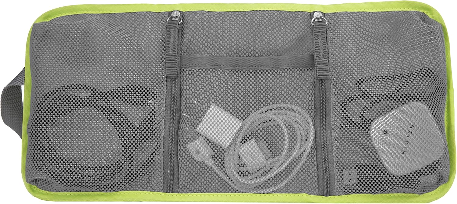  | Travelon Tech Accessory Organizer, Lime, One Size | Packing Organizers