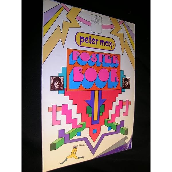 Peter Max Paper Airplane Book: Peter Max, blank endpaper former